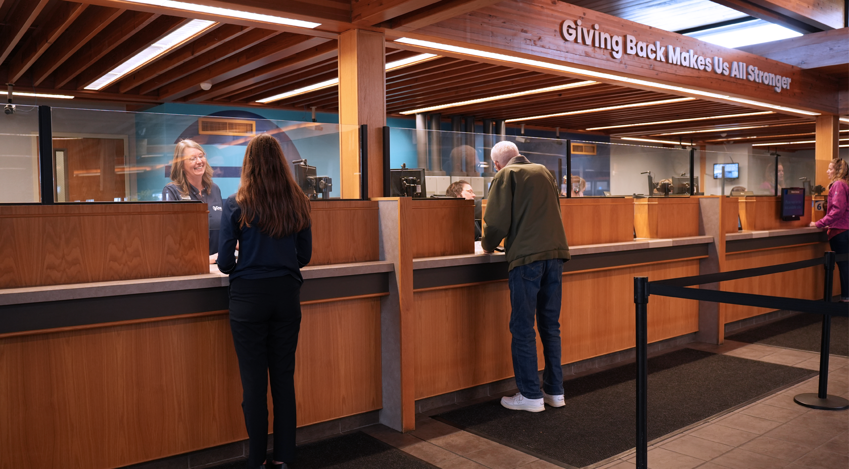 Dow Credit Union Midland Michigan Lobby