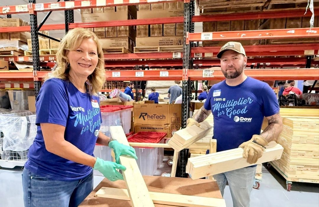 Dow Credit Union | Multipliers for Good | Community Impact Report | Sleep in Heavenly Peace